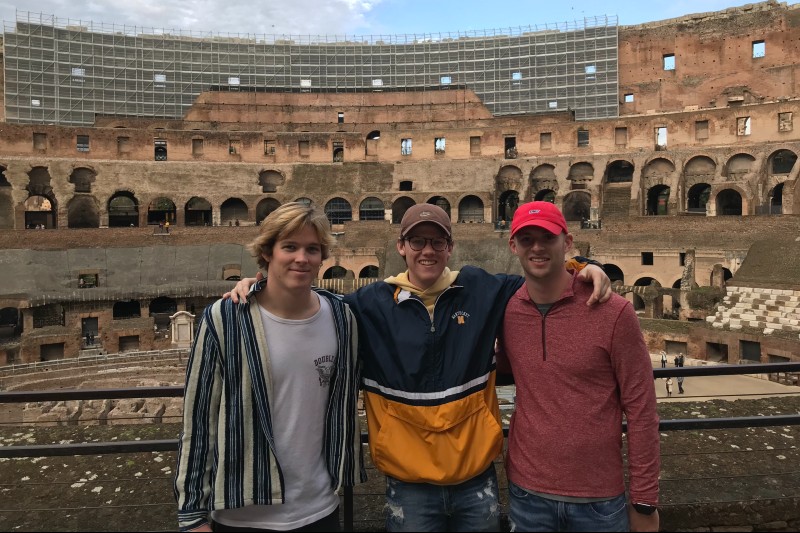 Ryan Reilly studying abroad