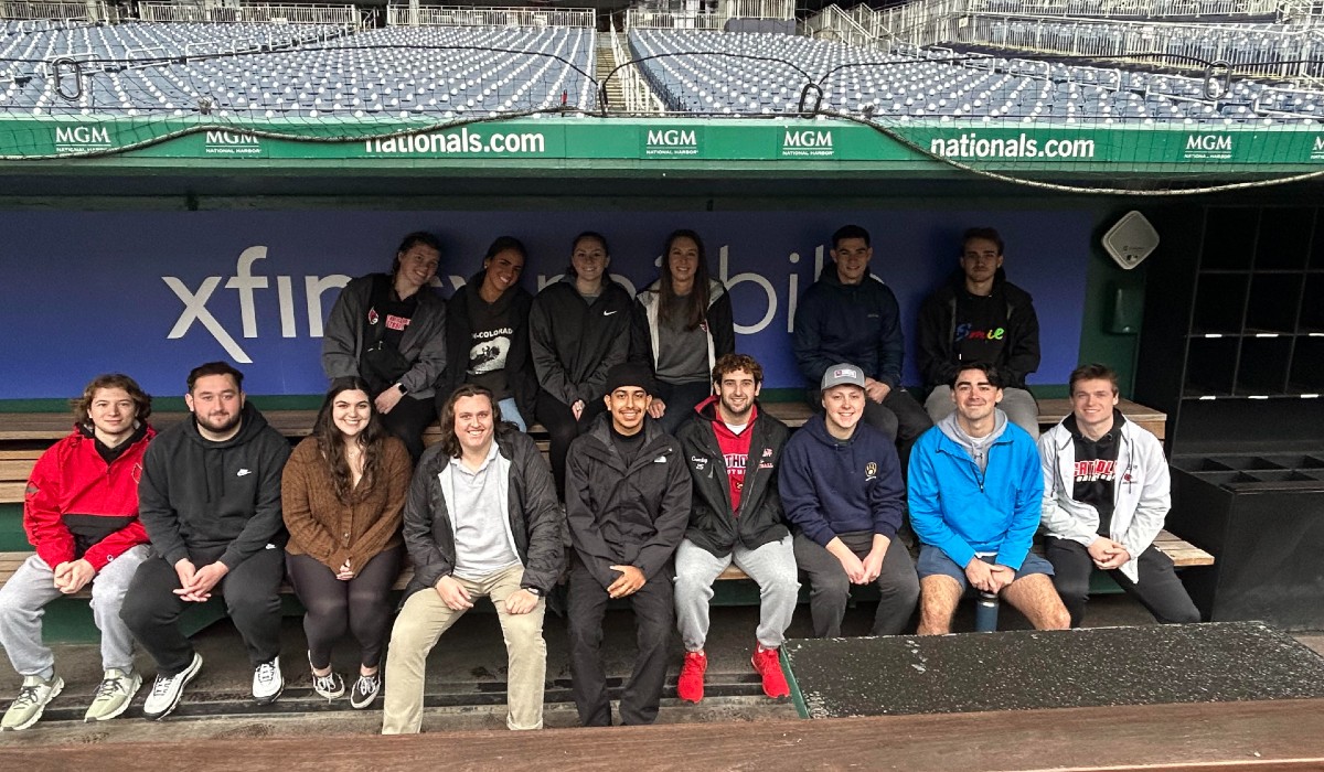 Sports Management Students Tour Premier Facilities and Speak with Industry Leaders