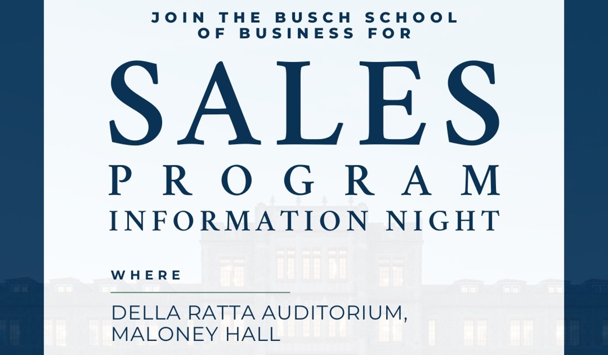 Sales Program Information Night