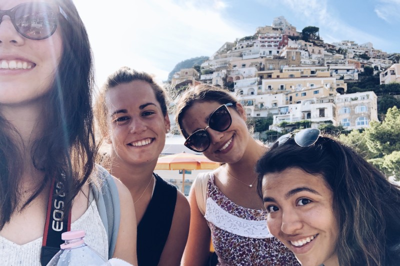 Angie Castano studying abroad