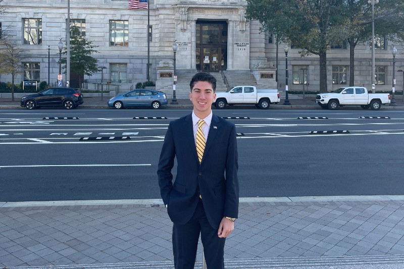 Diego Rojas Student Sworn in as Commissioner of Washington DC for Ward 5A-4