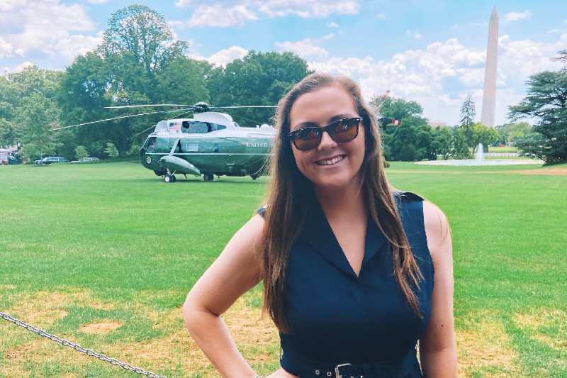 Raegan Lehman internship at the White House