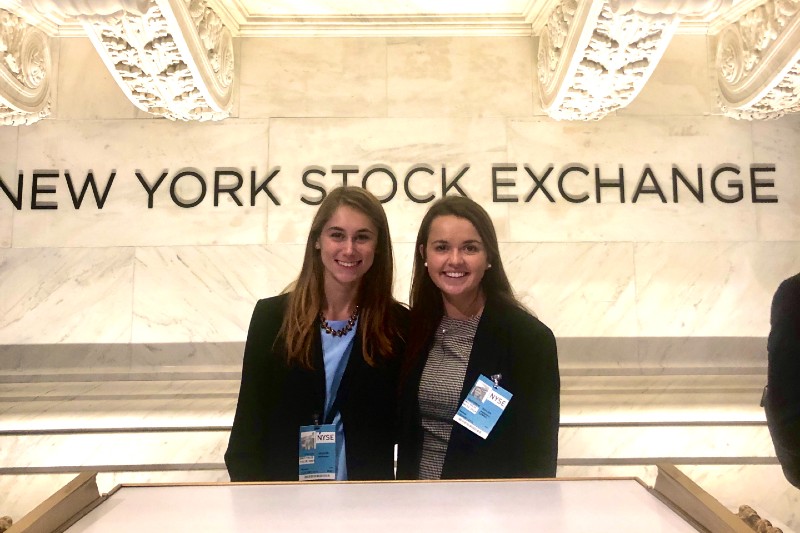 Kate Behlen at the NYSE