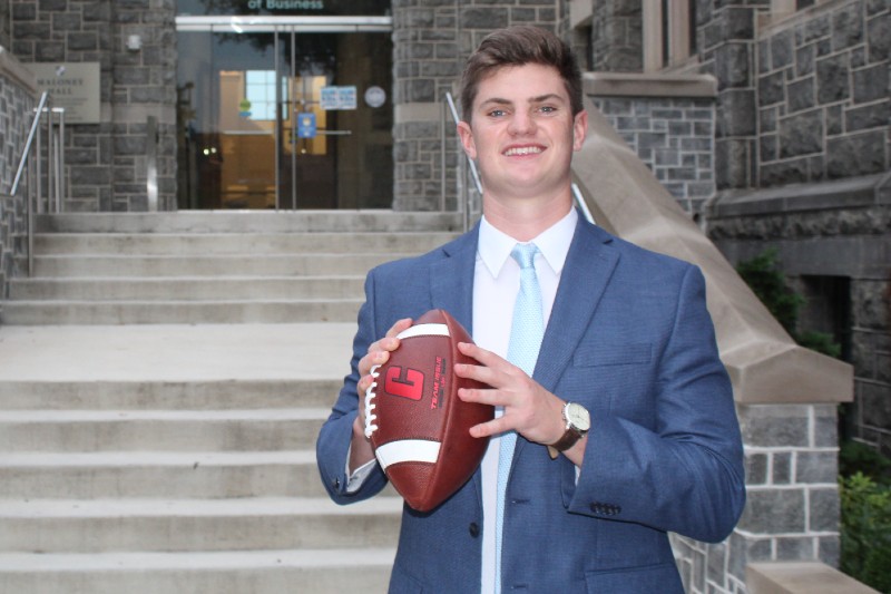 Brady Berger, Catholic '21, Wins Jone Dowd Male Role Model Award