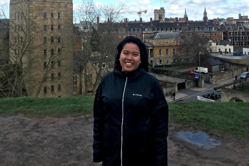 Mari Nicole Rosales studying abroad