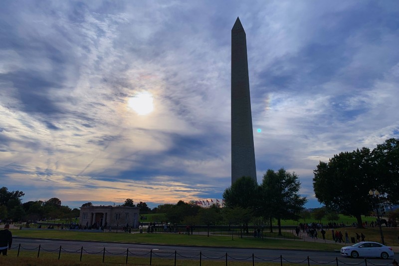 Karla Martinez-Victoria at the Washington Monument