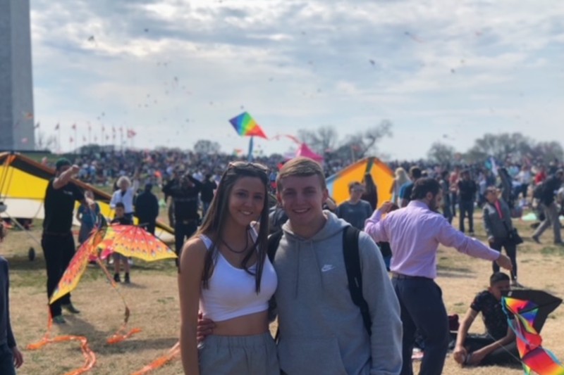 Scott McKinnon at the kite festival