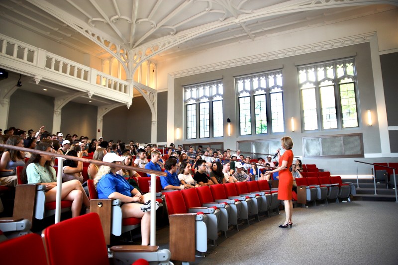 Carly Fiorina at lecture