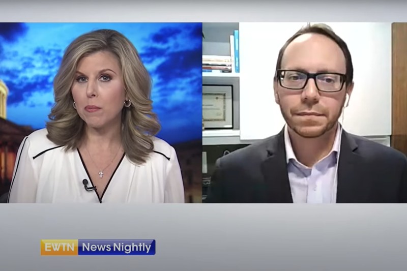 Dr. Anthony Cannizzaro, Associate Professor of International Business, Spoke with EWTN Nightly News on Supply Chain Issues