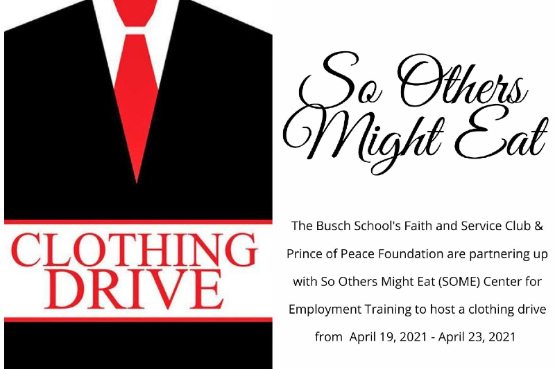 Faith and Service Club Clothing Drive