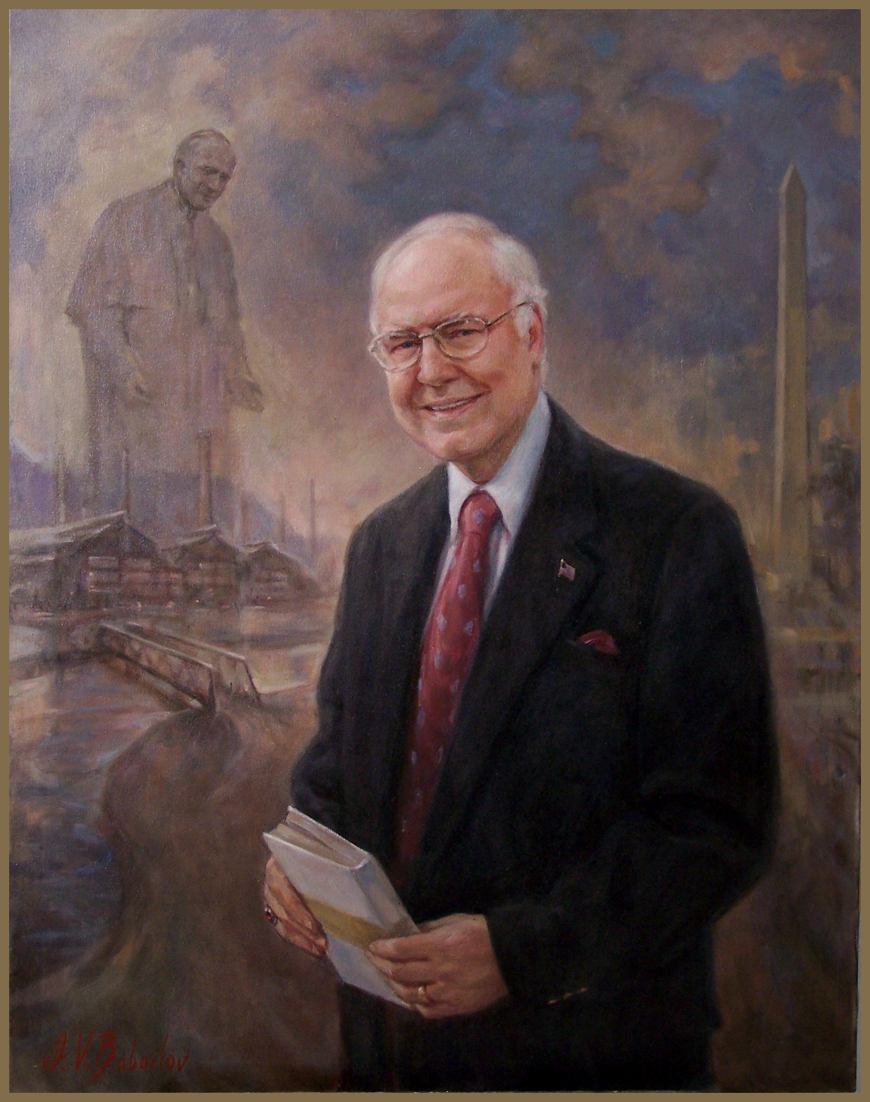 Portrait of Michael Novak by Igor V. Babailov