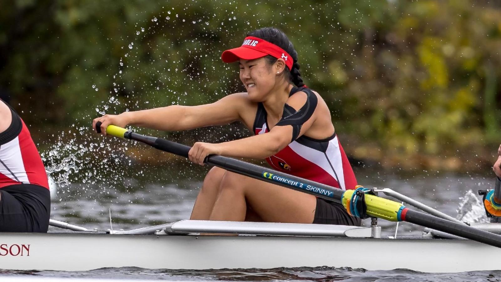 Katherine-Elizabeth Ma is a sophomore Finance and Operations Management student from Charlotte, NC. She shares why she chose to attend Catholic University and the Busch School, and what advice she has for prospective students.