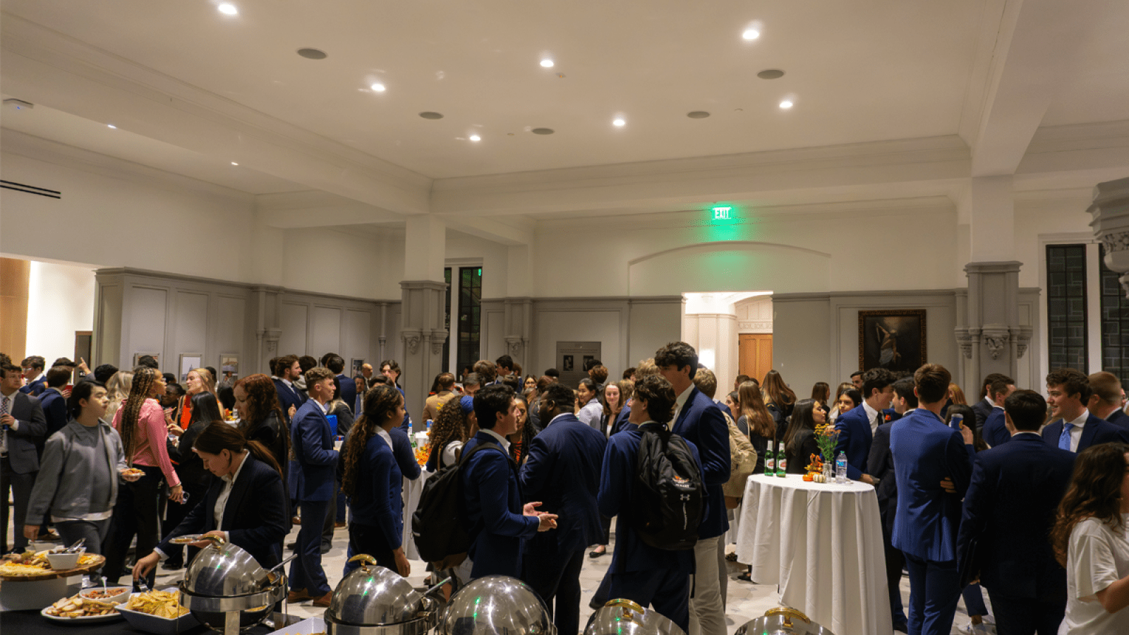 Career Networking Night allows students to practice their interviewing skills with alumni and partners of the Busch School of Business.