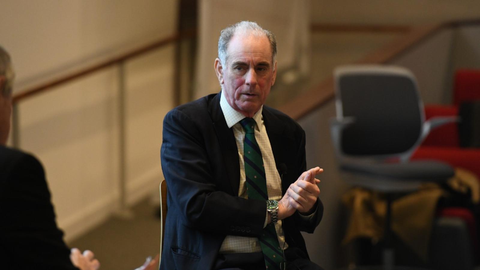 The Busch School hosted Mark L. Clifford, Jimmy Lai biography author.