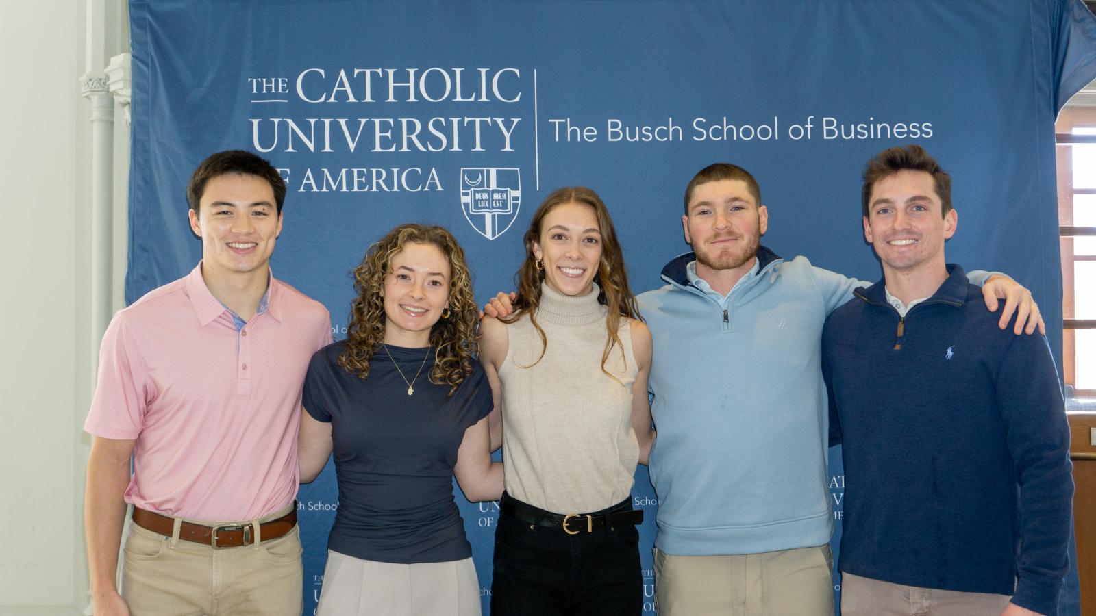 The Catholic University of America Sales Program recently hosted the finals of its annual University-Wide Sales Competition, marking one of the strongest and most competitive years to date.