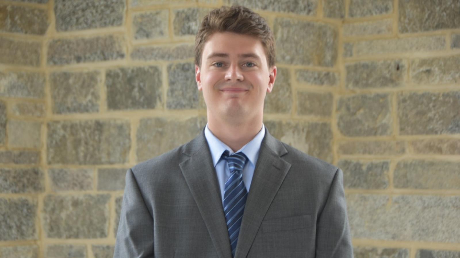 Andrew Stinson is an MSB student from Hershey, Pennsylvania. He studied Politics on a Pre-Law track during his undergraduate years at the Catholic University of America.