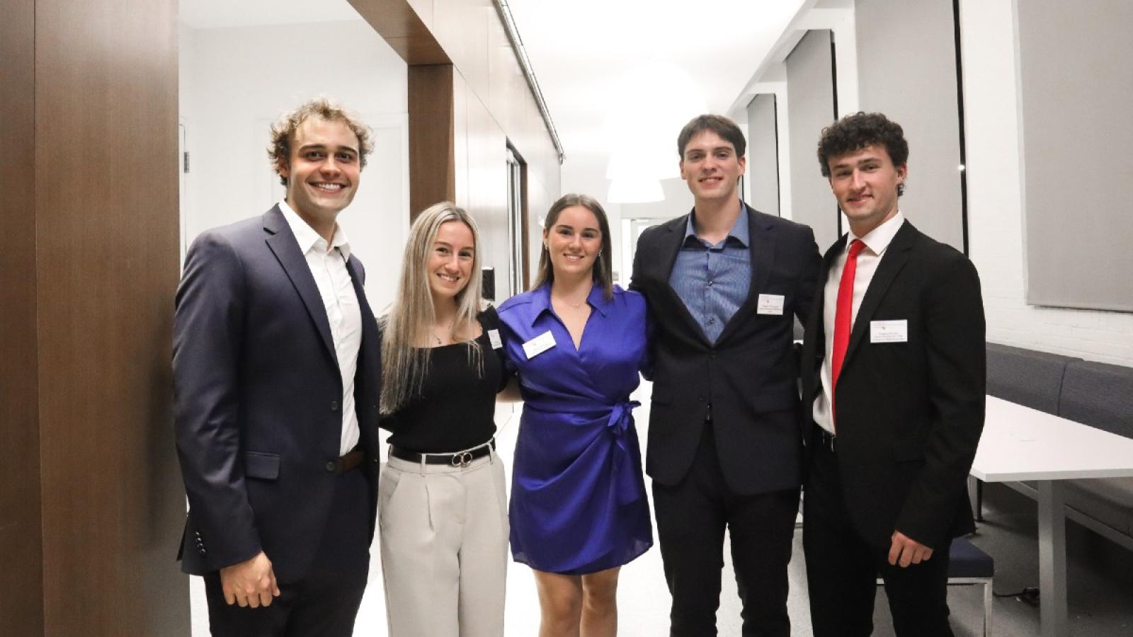 The Busch School of Business recently hosted its Fall Career Networking Night. Students from all specializations met with employers from different industries.
