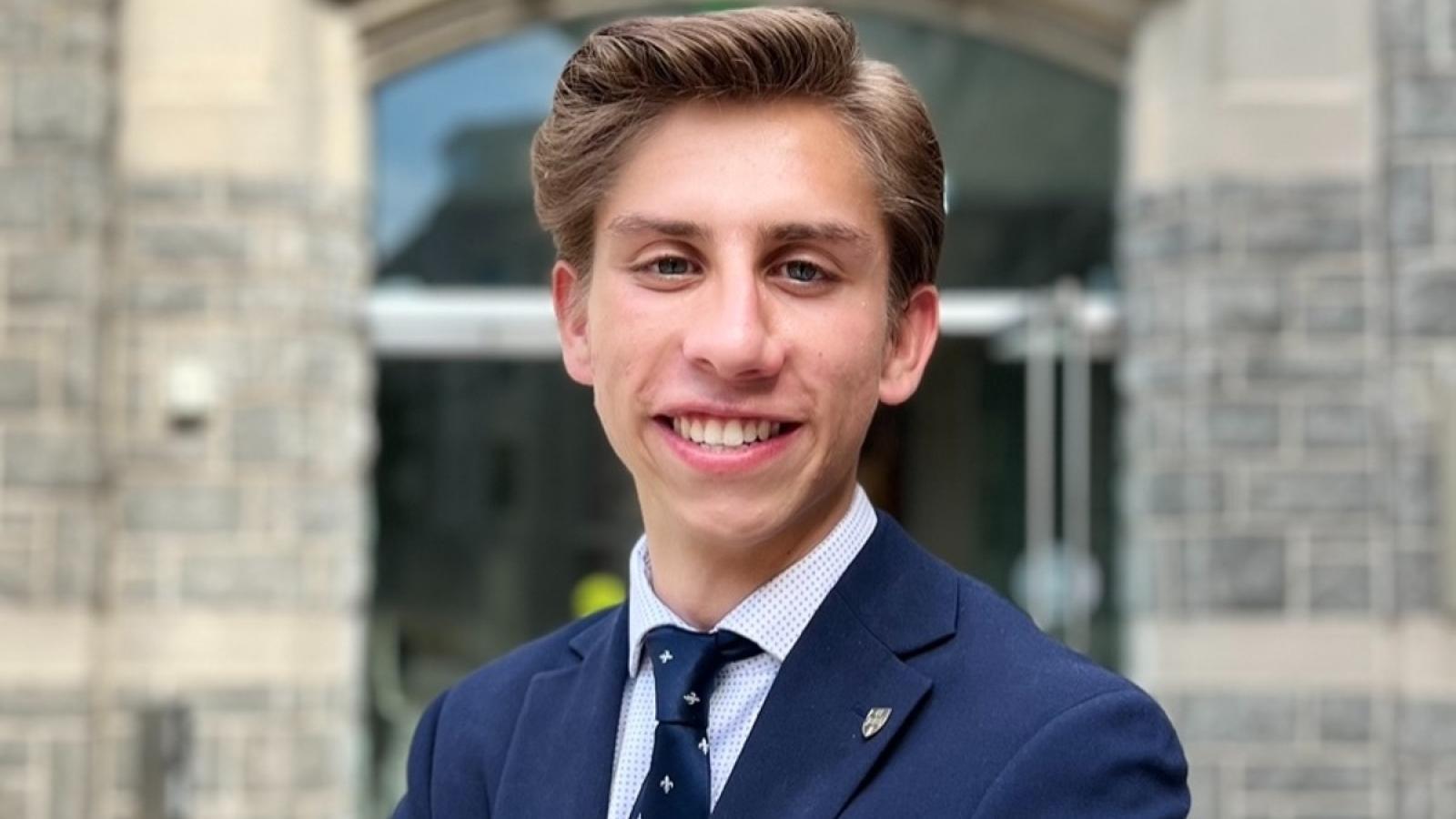 Xander Johnson '27 is a Philosophy and Finance student from St. Louis, MO. He shares why he chose to attend Catholic University and the Busch School, and what advice he has for prospective students.