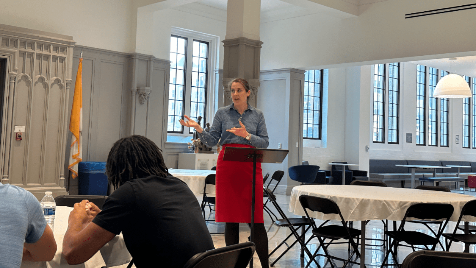 Last week, we had our last Lent Lecture with Caroline Prickel. She dived into the topic of almsgiving and how it is more than charity. It is about fostering inner reflection, understanding our relationship with money, and embracing the power of giving.