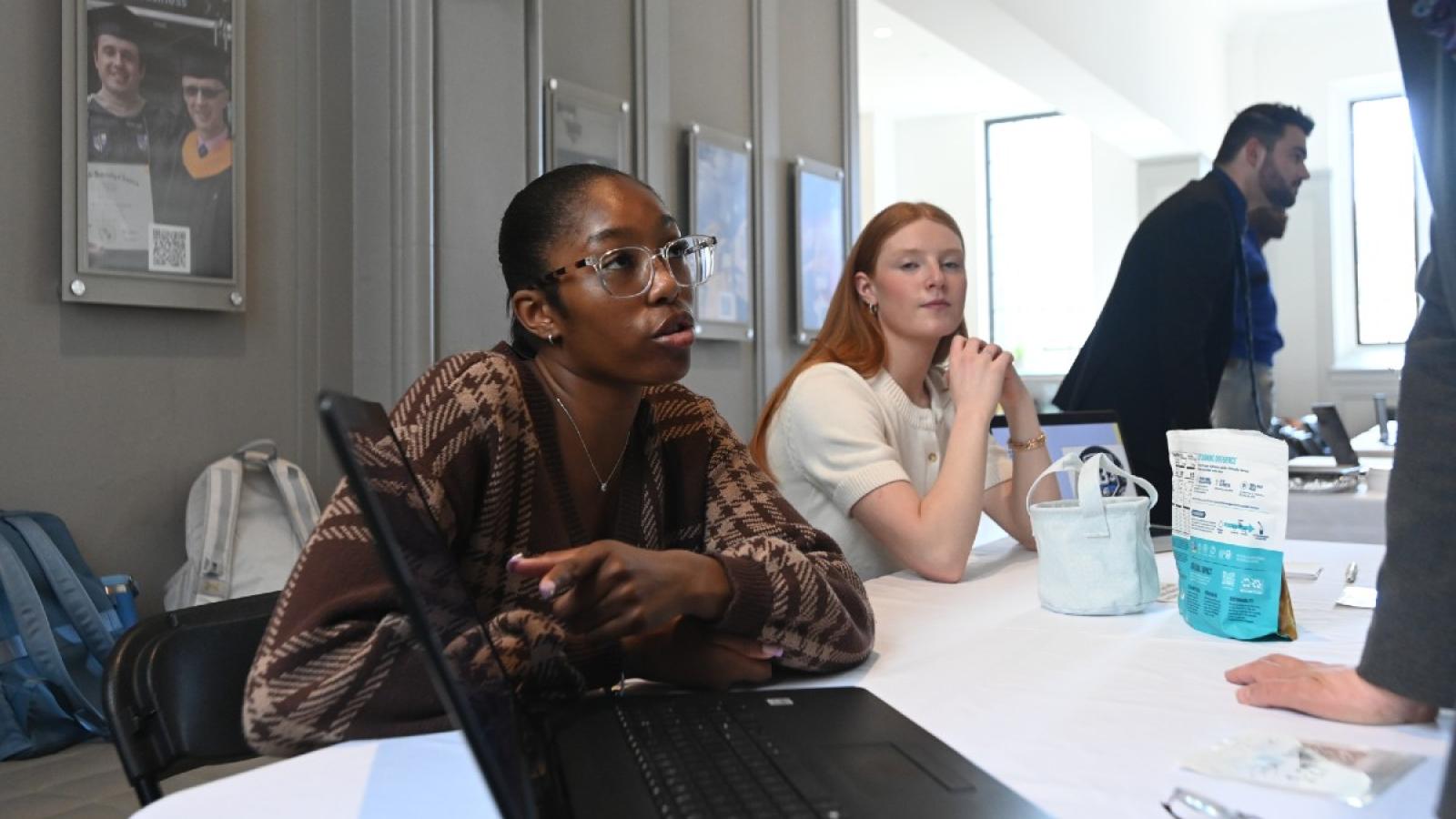Students in ENT 118, Vocation of Business, recently competed in the 2025 Trade Show organized by the Ciocca Center for Principled Entrepreneurship.