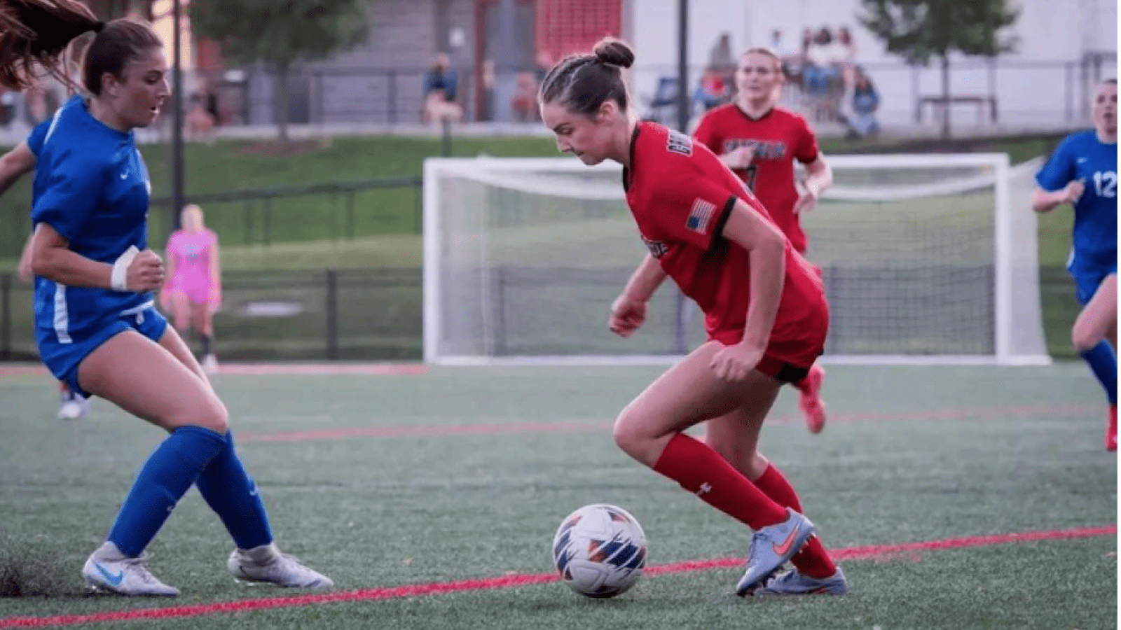 katie playing soccer