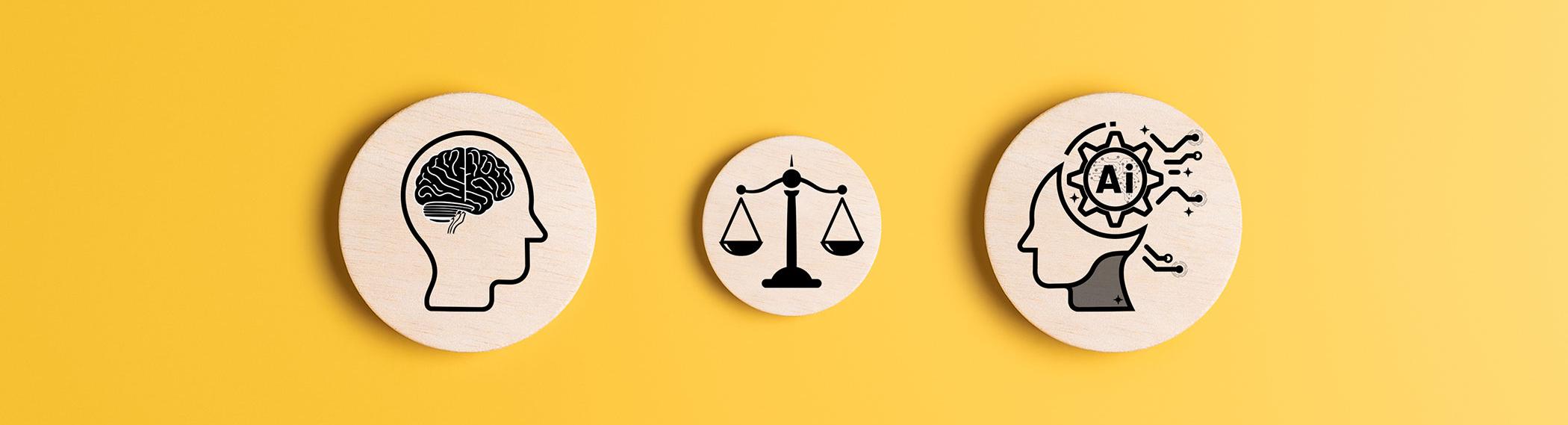 Tokens representing human mind considering virtue of AI.