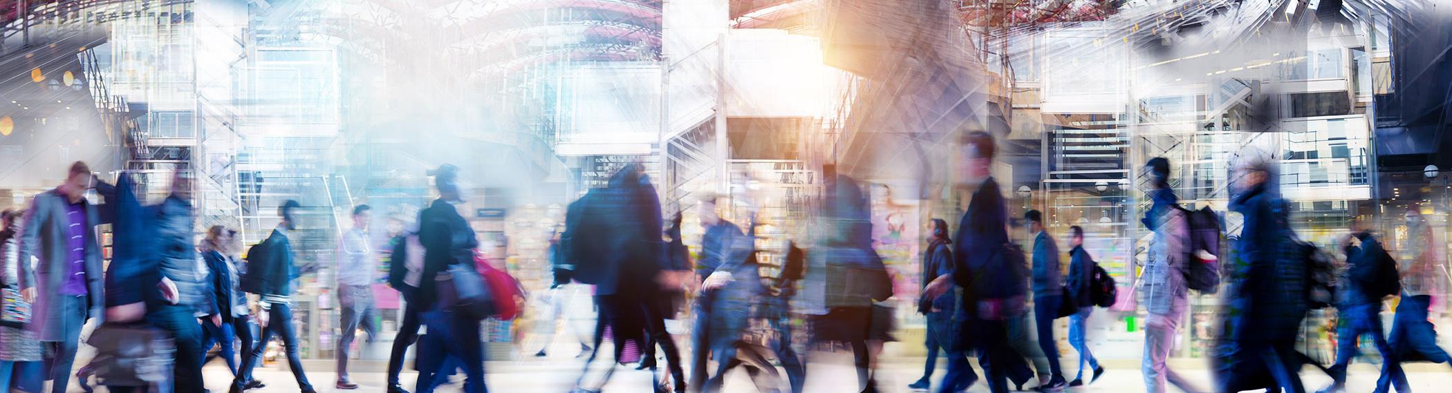 Ciocca Center economic scene ambient background.