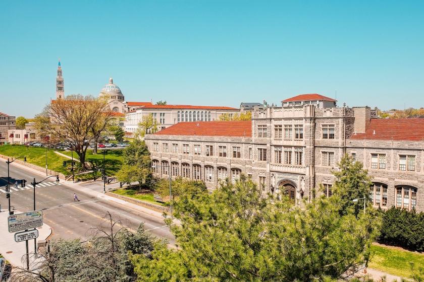 exterior of maloney hall