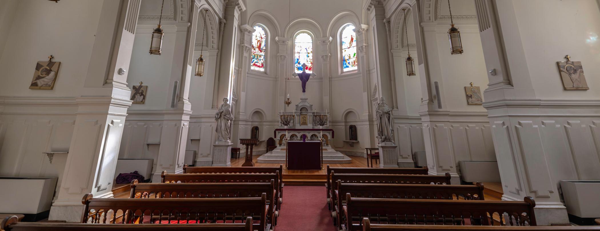 inside a catholic church