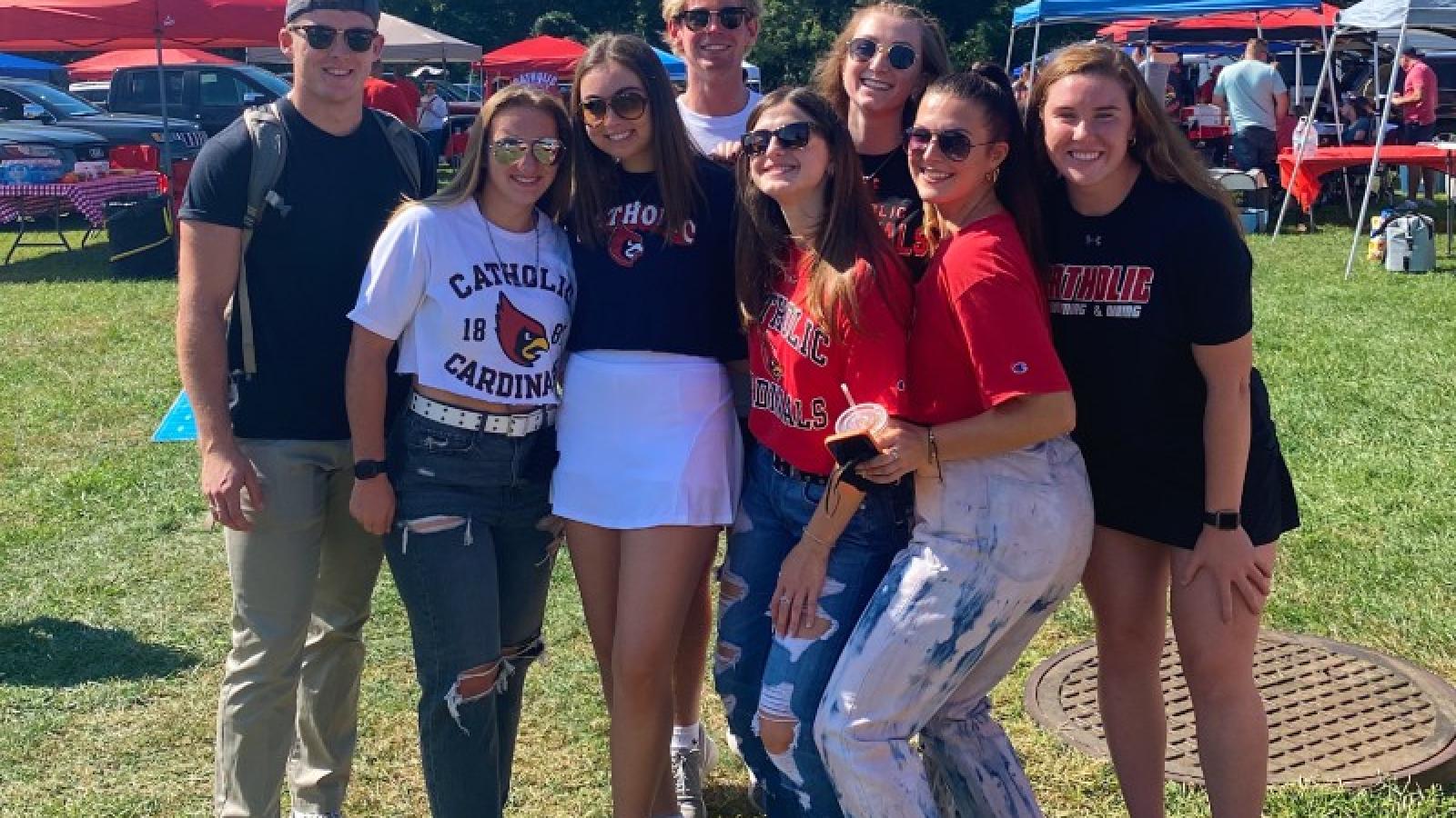 alessia with friends
