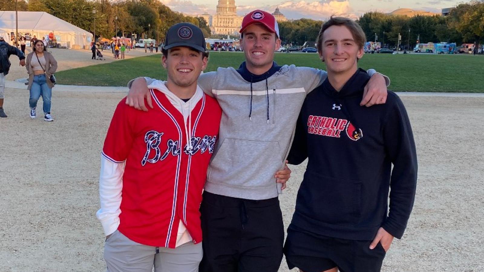 cormac and some friends on the national mall