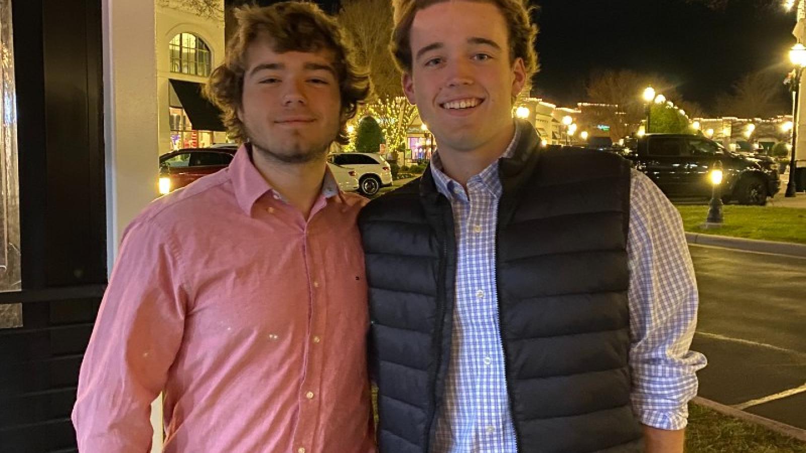 cormac and a friend in DC