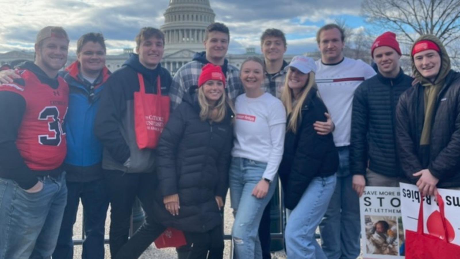 nicolas at the march for life