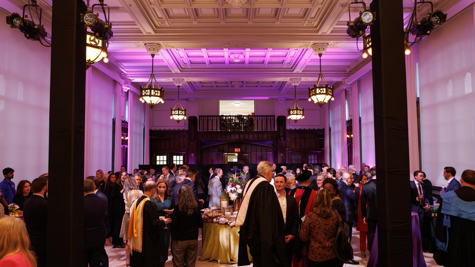 The Busch school celebrates the inaugural Traviesa chair with a reception in Heritage Hall