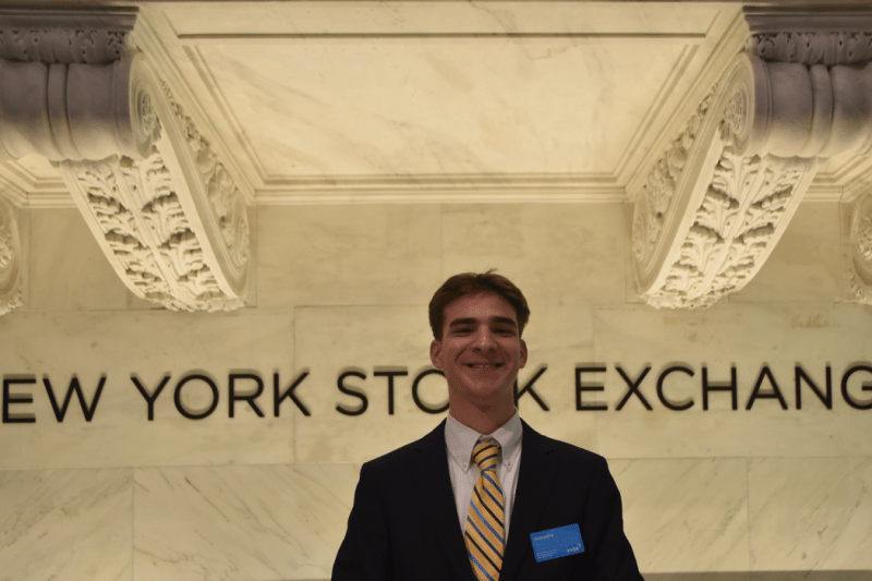 david at the new york stock exchange