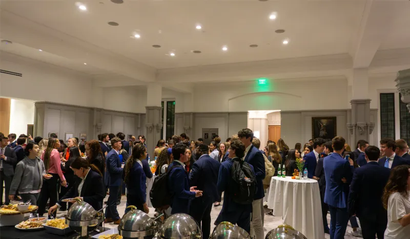 Career Networking Night allows students to practice their interviewing skills with alumni and partners of the Busch School of Business.
