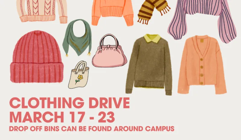 Student Ryan McCabe discusses the personal, economic, and financial benefits of a clothing drive.