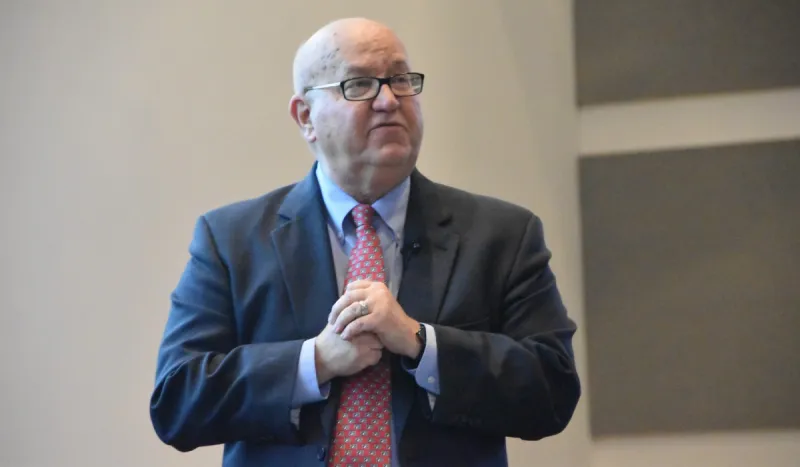 Vice President of Coca-Cola Consolidated, Mark Whitacre, came to a packed Maloney Hall to give a guest CEO lecture.