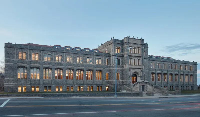 exterior of maloney hall