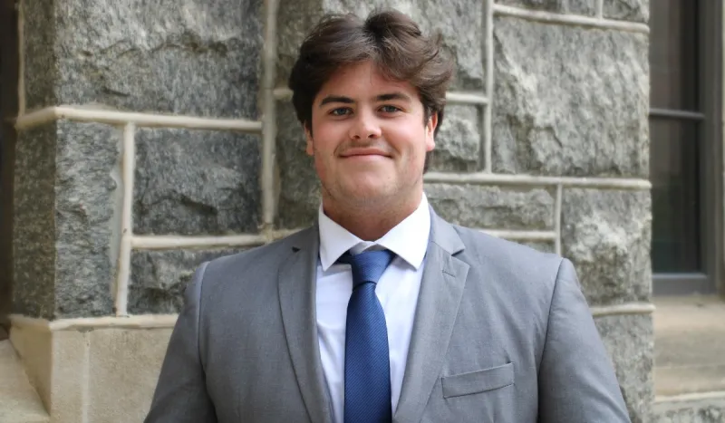 Gavin Grant '27 is an Accounting student from Margate City, NJ. He shares why he chose to attend Catholic University and the Busch School, and what advice he has for prospective students.