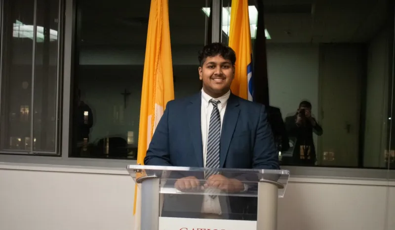 Daniel Vincent is a Sophomore International Business and Operations Management student from Austin, TX. He shares why he chose Catholic University and the Busch School and the advice he has for prospective students.
