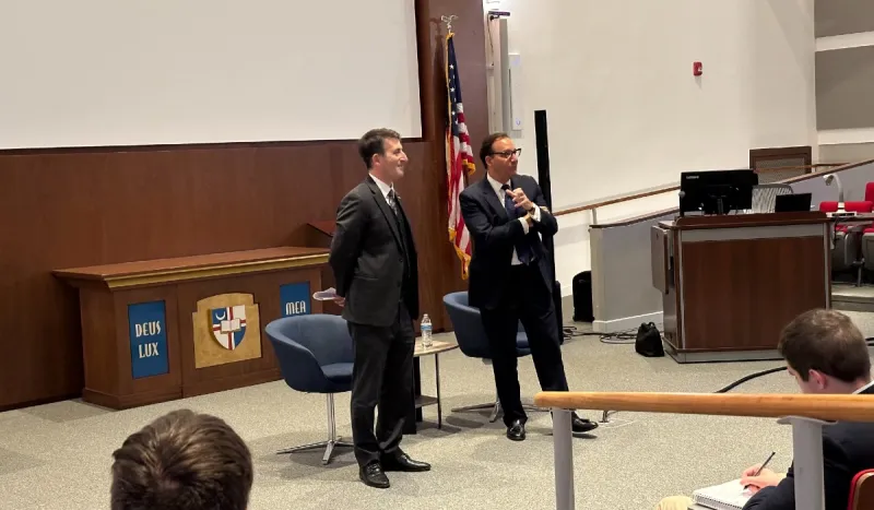 We had the privilege of hosting Jase Trennert, Chairman and CEO of Strategas, and a renowned figure on Wall Street. He spoke to students on the virtues of Honesty and Humility, highlighting the importance of a good culture in business. 