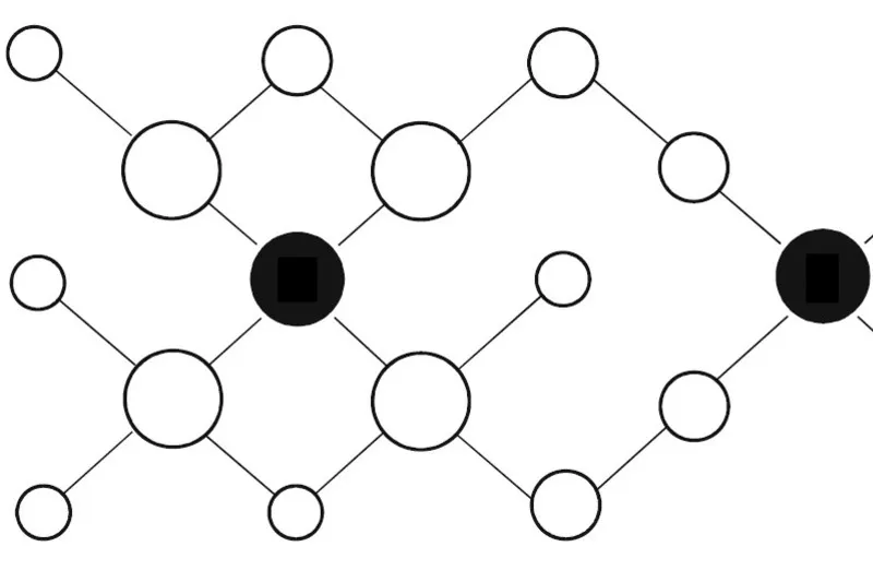 graphic of a network