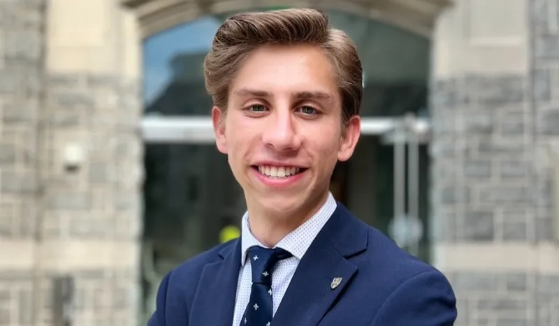 Xander Johnson '27 is a Philosophy and Finance student from St. Louis, MO. He shares why he chose to attend Catholic University and the Busch School, and what advice he has for prospective students.