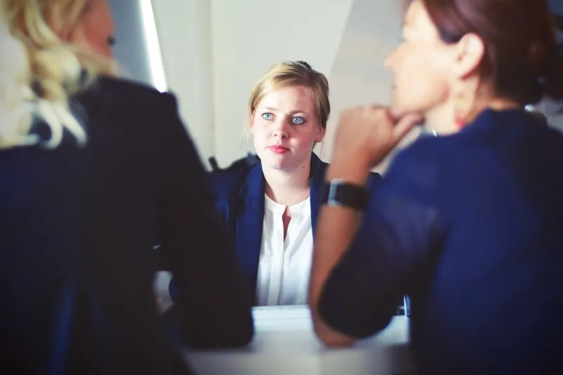 business women in a meeting