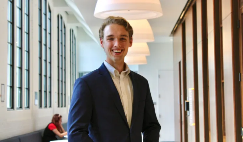 Jack Shields graduated with a degree in Accounting in 2022 and now excels as a Staff Auditor in Financial Services at Crowe LLP. He shares that his experiences at the Busch School went beyond education; it provided real-world experiences and a dynamic work environment. Jack has embraced the world of accounting by navigating cutting-edge markets while dissecting changes impacting the American economy daily.