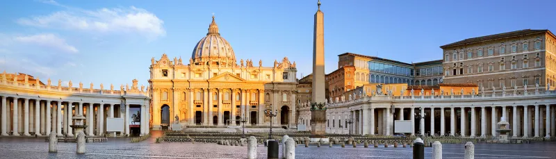 St. Peter's Square in the Vatican.