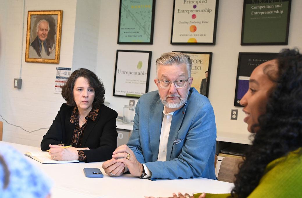 Meeting in the Ciocca Center.