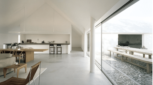 neutral living room interior